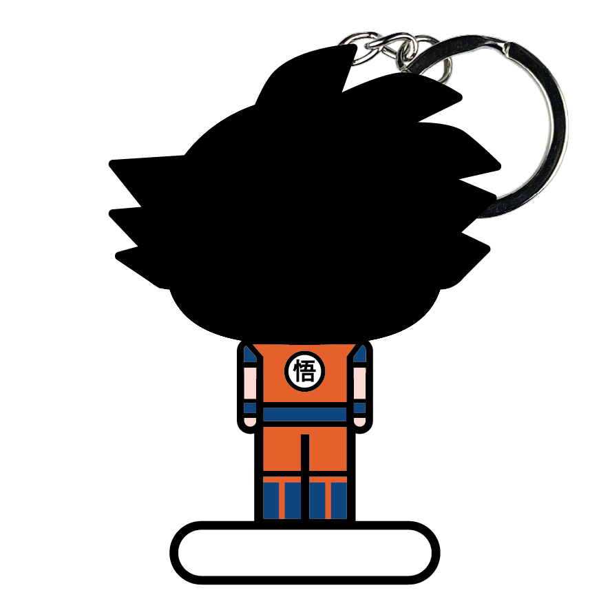 portachiavi smart, micro me, biglietto da visita digitale, dragonball, goku