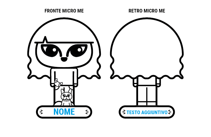 Crea Micro Me da foto - Portachiavi Smart NFC