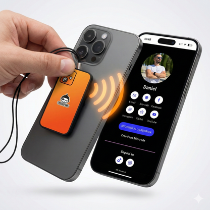 Micro Cellulare - Ciondolo Smart NFC per cellulare