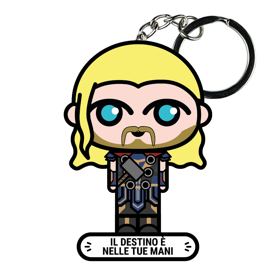 portachiavi smart, micro me, biglietto da visita digitale, thor, avengers, marvel