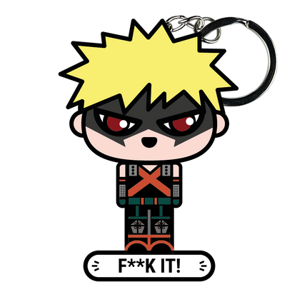 portachiavi smart, micro me, biglietto da visita digitale, my hero academia, bakugo