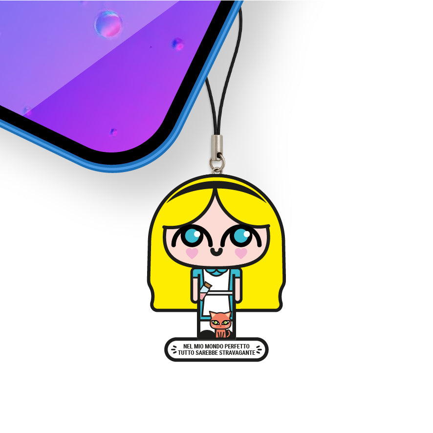 Ciondolo smart NFC per cellulare - Wonderland Chronicles #1