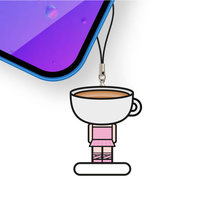 Ciondolo smart NFC per cellulare - Brain rot / Ballerina Cappuccina