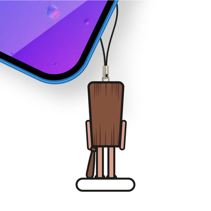 Ciondolo smart NFC per cellulare - Brain rot / Tung Tung Tung Sahur