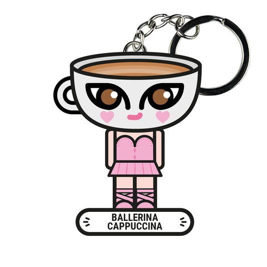 Portachiavi smart NFC - Brain rot / Ballerina Cappuccina
