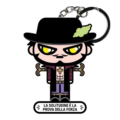 portachiavi smart, micro me, biglietto da visita digitale, one piece, mihawk