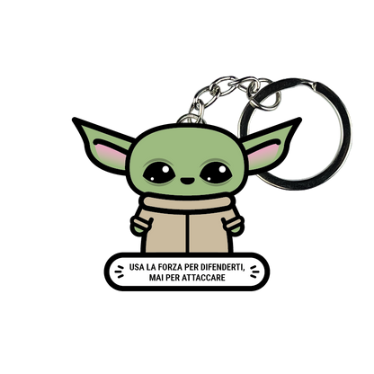 portachiavi smart, micro me, biglietto da visita digitale, star wars, yoda