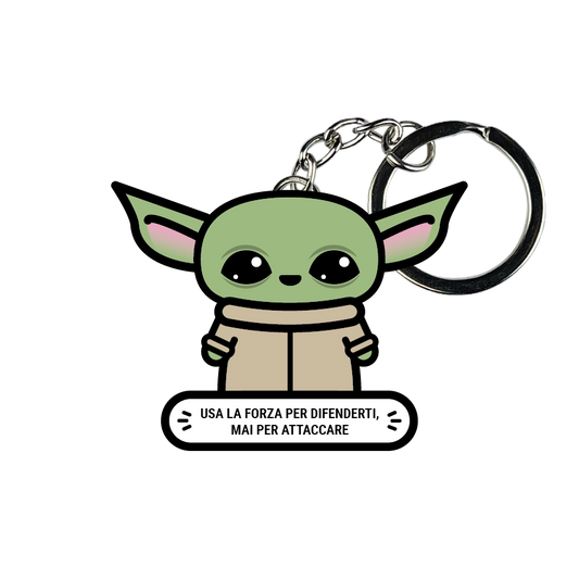 portachiavi smart, micro me, biglietto da visita digitale, star wars, yoda