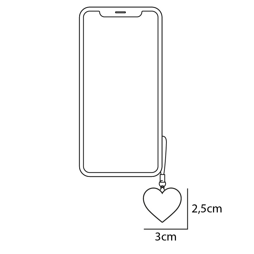 Cuoricino Forever YOU&ME - Ciondolo Smart NFC per cellulare