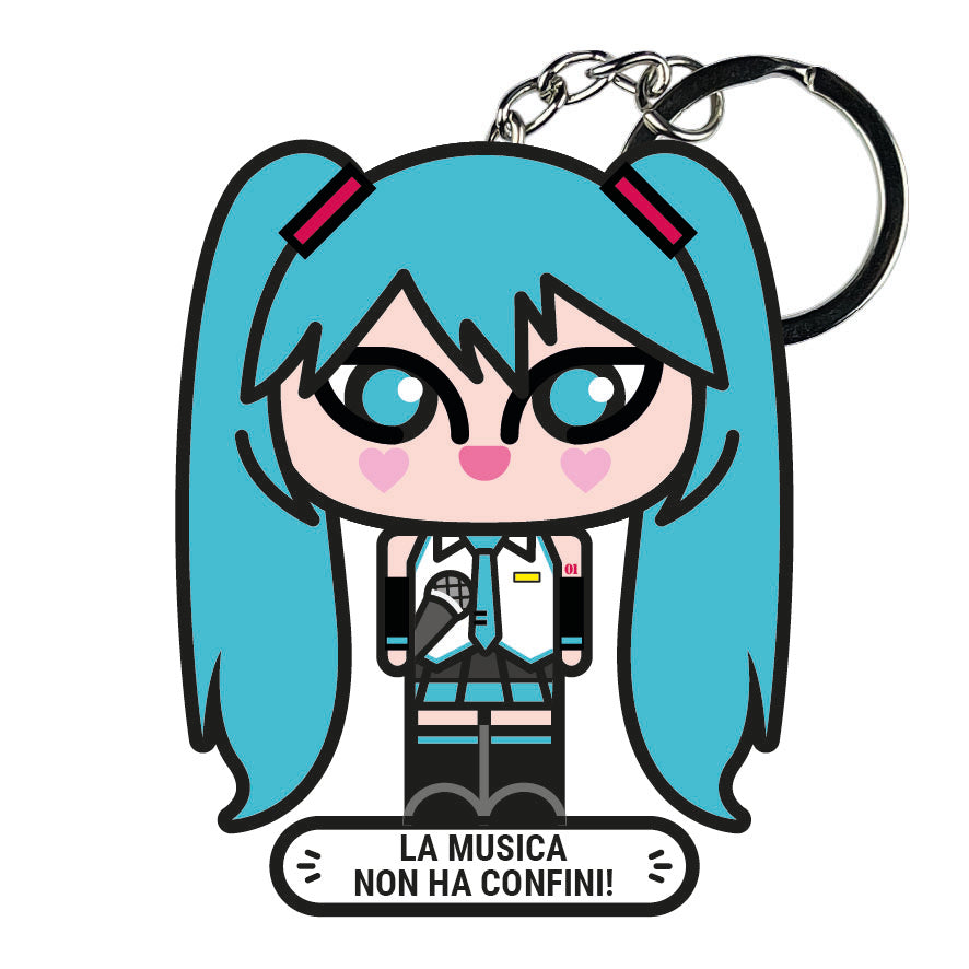 portachiavi smart, micro me, biglietto da visita digitale, Hatsune Miku