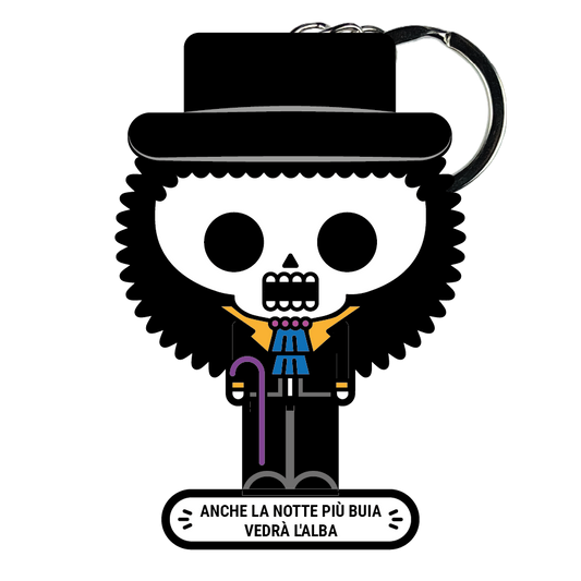 portachiavi smart, micro me, biglietto da visita digitale, one piece, brook