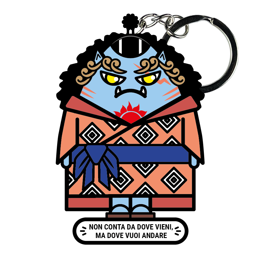 portachiavi smart, micro me, biglietto da visita digitale, one piece, jimbe