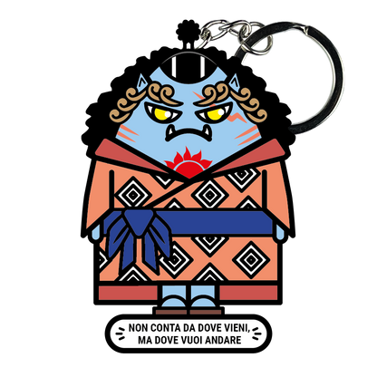 portachiavi smart, micro me, biglietto da visita digitale, one piece, jimbe