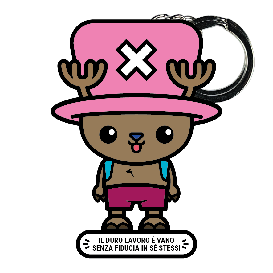 portachiavi smart, micro me, biglietto da visita digitale, one piece, tonytony chopper, tony tony chopper, chopper