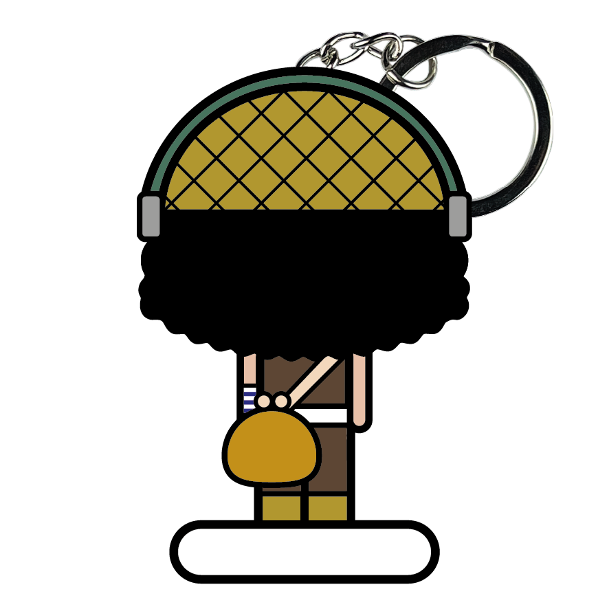 portachiavi smart, micro me, biglietto da visita digitale, one piece, usopp