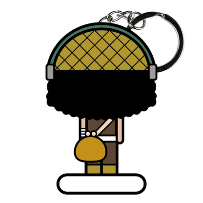 portachiavi smart, micro me, biglietto da visita digitale, one piece, usopp