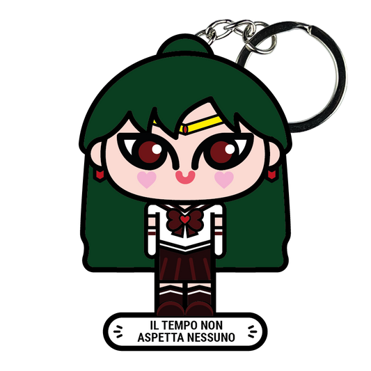 portachiavi smart, micro me, biglietto da visita digitale, sailor moon, sailor pluto