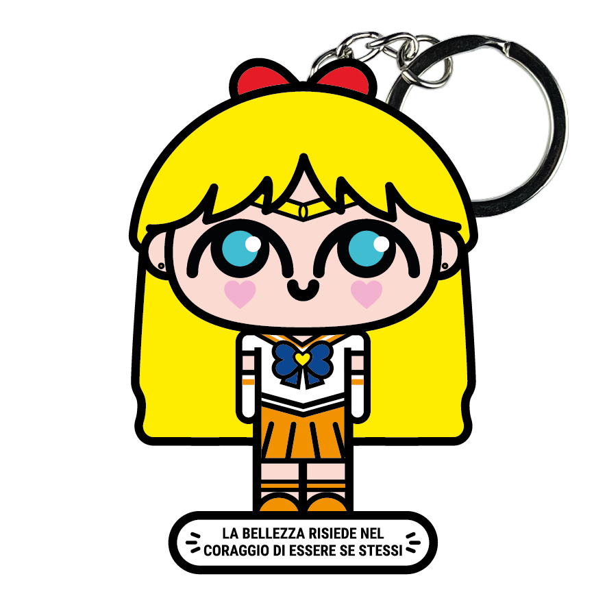 portachiavi smart, micro me, biglietto da visita digitale, sailor moon, sailor venus