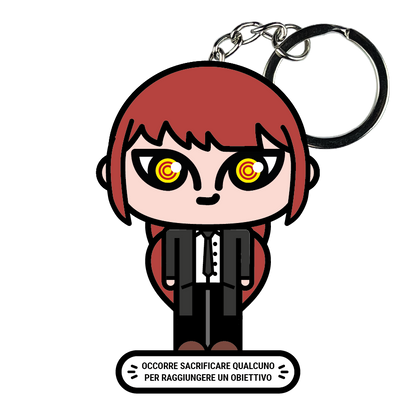 portachiavi smart, micro me, biglietto da visita digitale, Chainsaw Man, makima