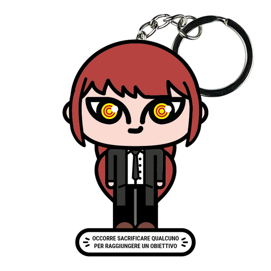 portachiavi smart, micro me, biglietto da visita digitale, Chainsaw Man, makima