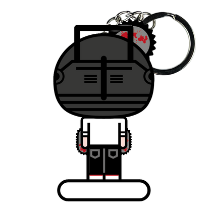 portachiavi smart, micro me, biglietto da visita digitale, Chainsaw Man, denji