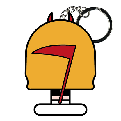 portachiavi smart, micro me, biglietto da visita digitale, Chainsaw Man, power