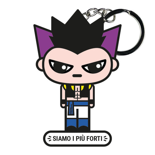 portachiavi smart, micro me, biglietto da visita digitale, dragonball, gotenks 
