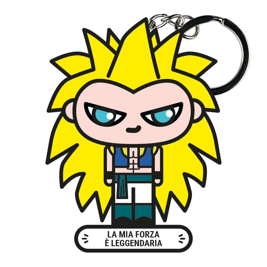 portachiavi smart, micro me, biglietto da visita digitale, dragonball, gotenks ssj3