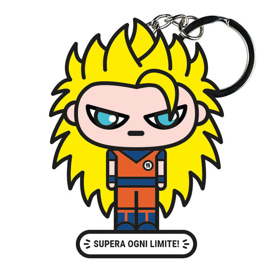 portachiavi smart, micro me, biglietto da visita digitale, dragonball, goku ssj3