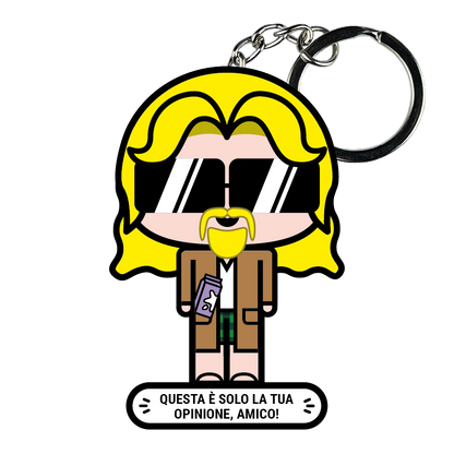 portachiavi smart, micro me, biglietto da visita digitale, Il Grande Lebowski, drugo, dude