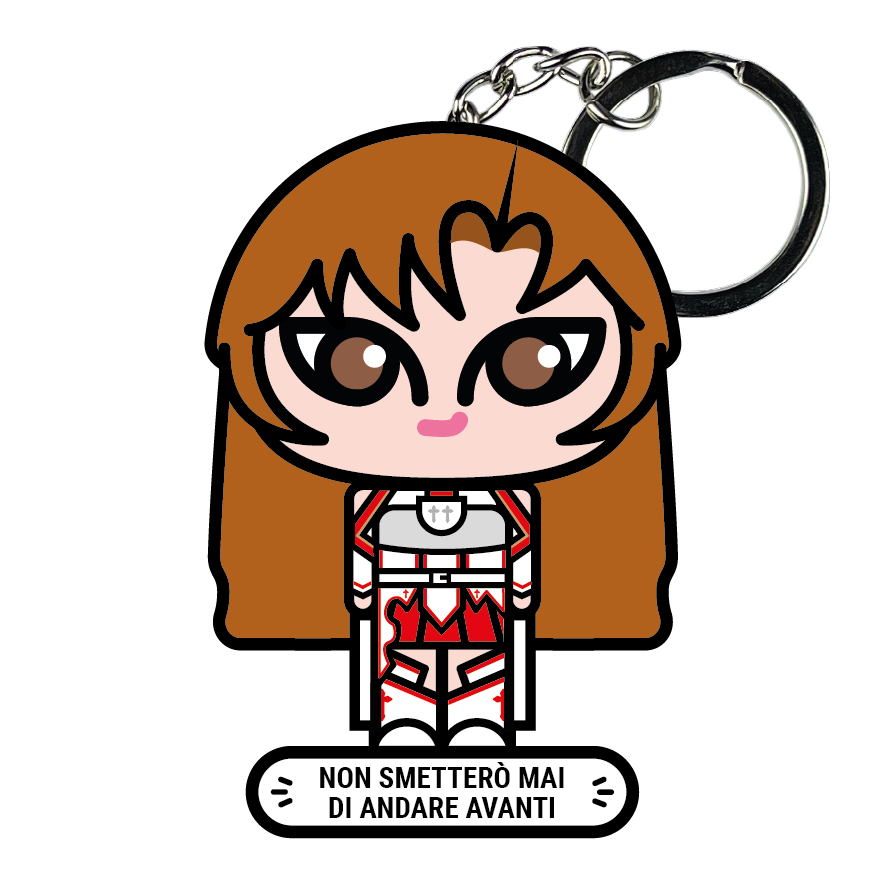 portachiavi smart, micro me, biglietto da visita digitale, sword art online, asuna