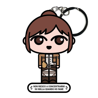 portachiavi smart, micro me, biglietto da visita digitale, attack on titan, sasha blouse