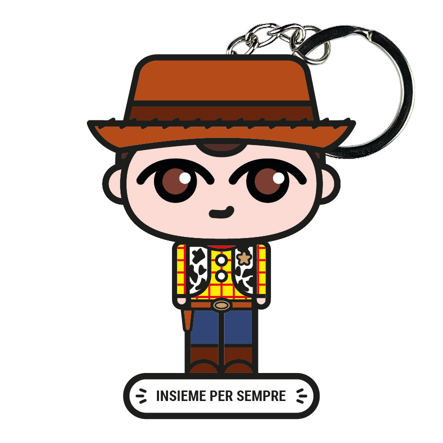 portachiavi smart, micro me, biglietto da visita digitale, disney, pixar, woody, toy story