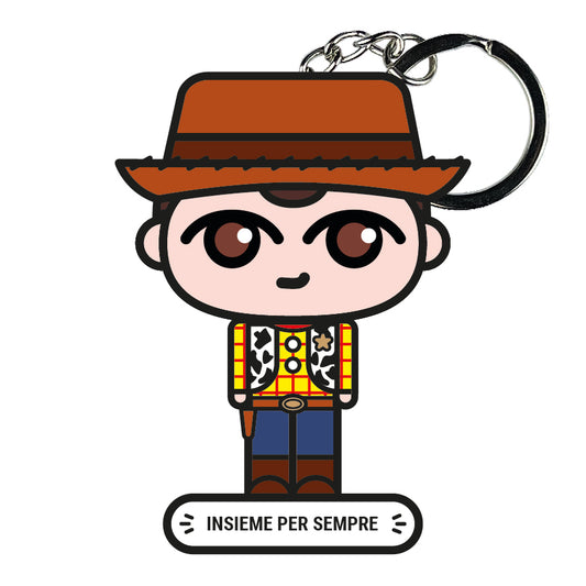 portachiavi smart, micro me, biglietto da visita digitale, disney, pixar, woody, toy story