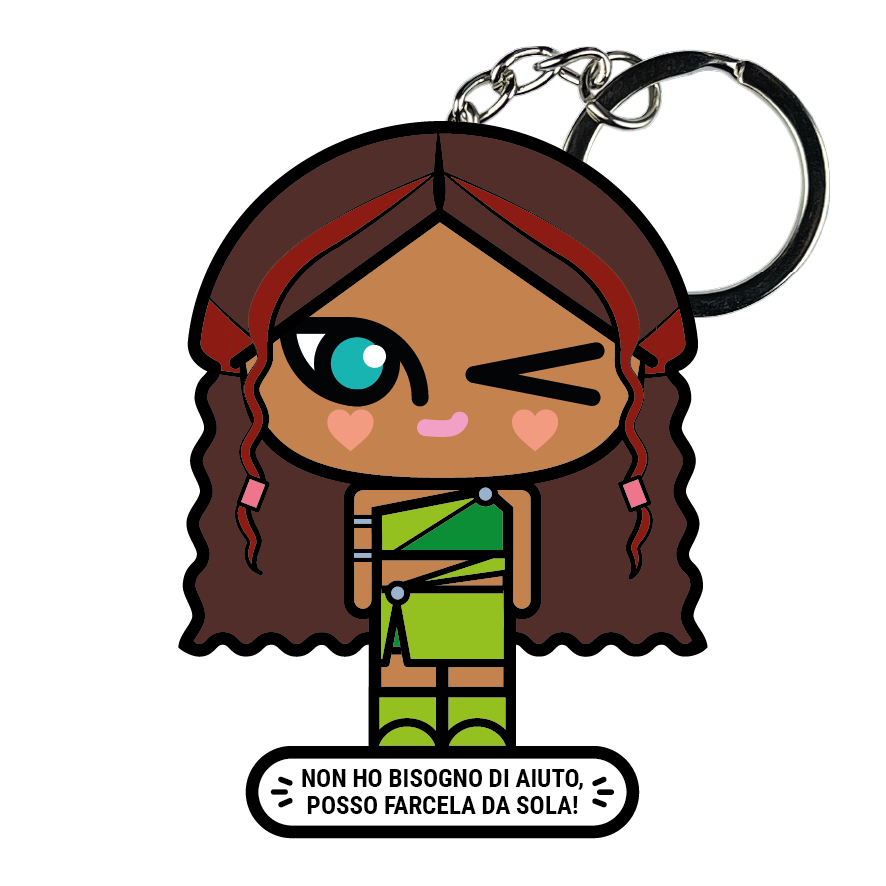 portachiavi smart, micro me, biglietto da visita digitale, winx, aisha