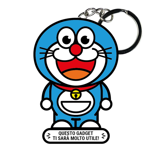portachiavi smart, micro me, biglietto da visita digitale, doraemon