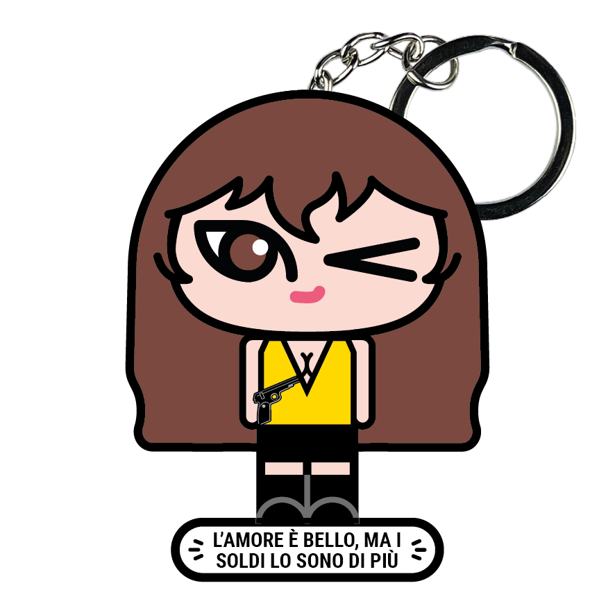 portachiavi smart, micro me, biglietto da visita digitale, lupin, lupen, Fujiko Mine