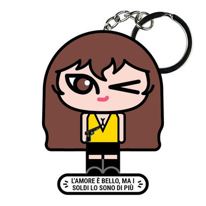 portachiavi smart, micro me, biglietto da visita digitale, lupin, lupen, Fujiko Mine