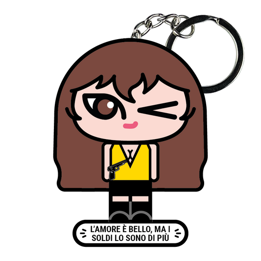 portachiavi smart, micro me, biglietto da visita digitale, lupin, lupen, Fujiko Mine