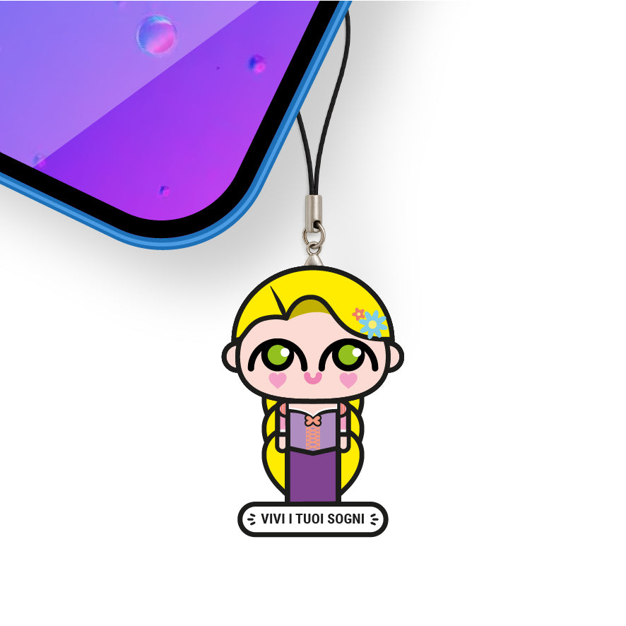 Ciondolo smart NFC per cellulare - Principesse #9