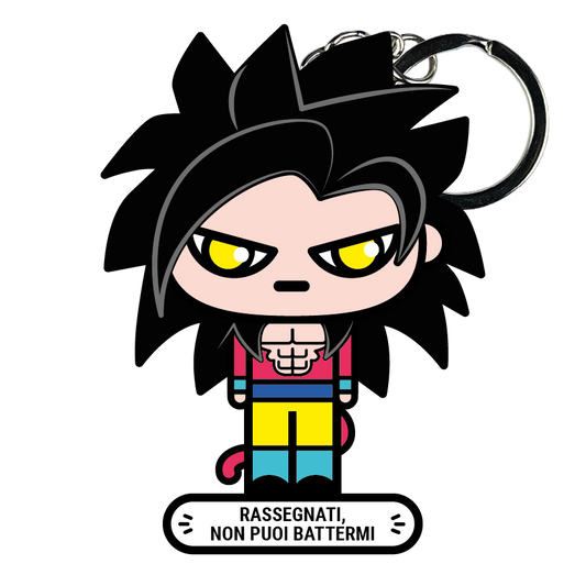 portachiavi smart, micro me, biglietto da visita digitale, dragonball, goku ssj4