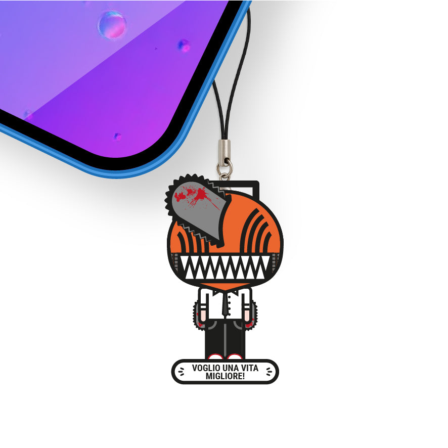 Ciondolo smart NFC per cellulare - Uomo motosega #2