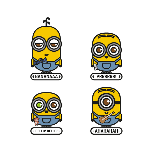 blind bag, portachiavi smart, biglietto da visita digitale, minion, minions