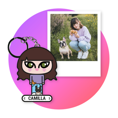 Crea Micro Me da foto - Portachiavi Smart NFC